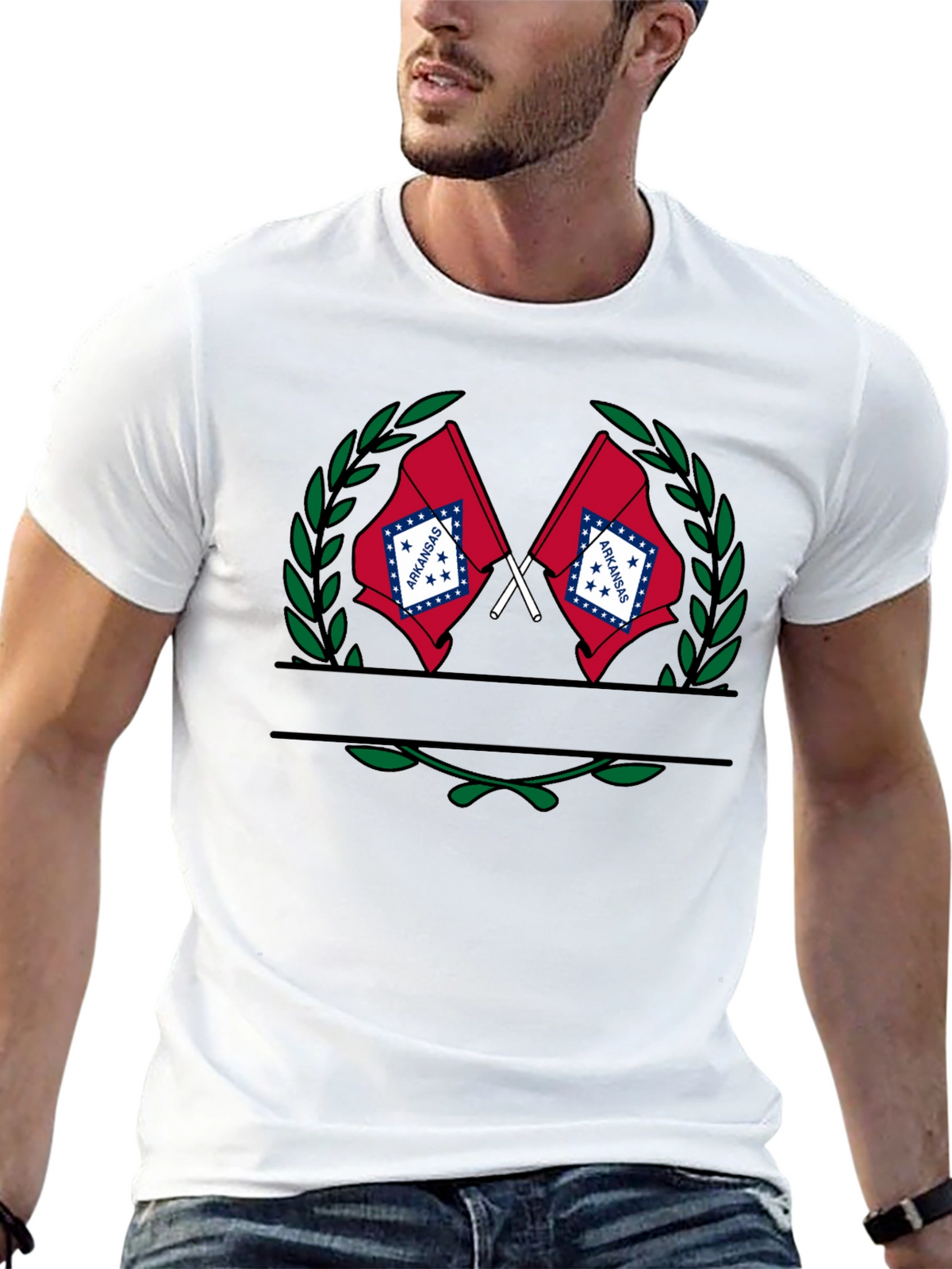 Arkansas Flag T-Shirt Patriotic Tee