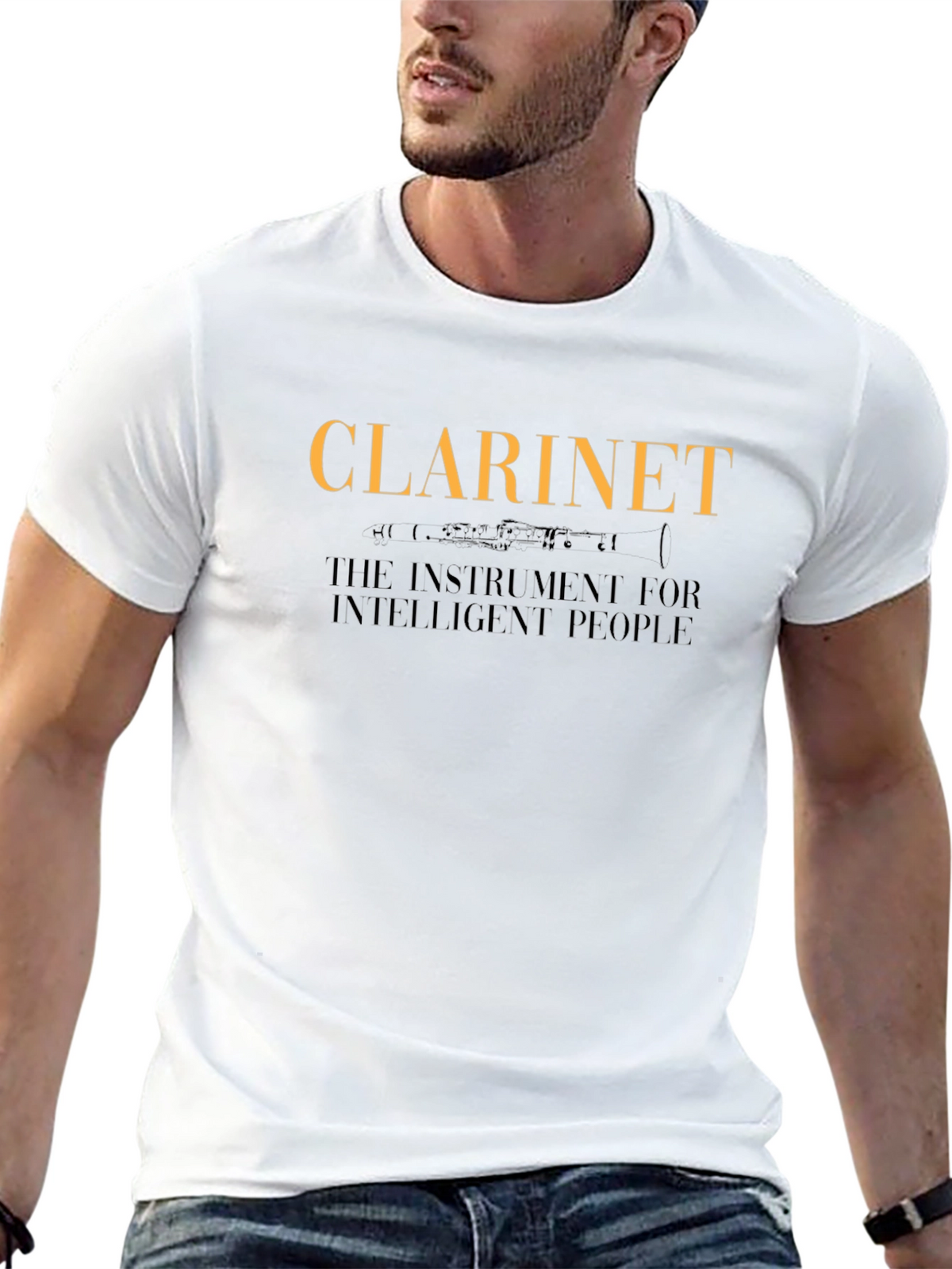 Clarinet Instrument Intelligent People T-Shirt