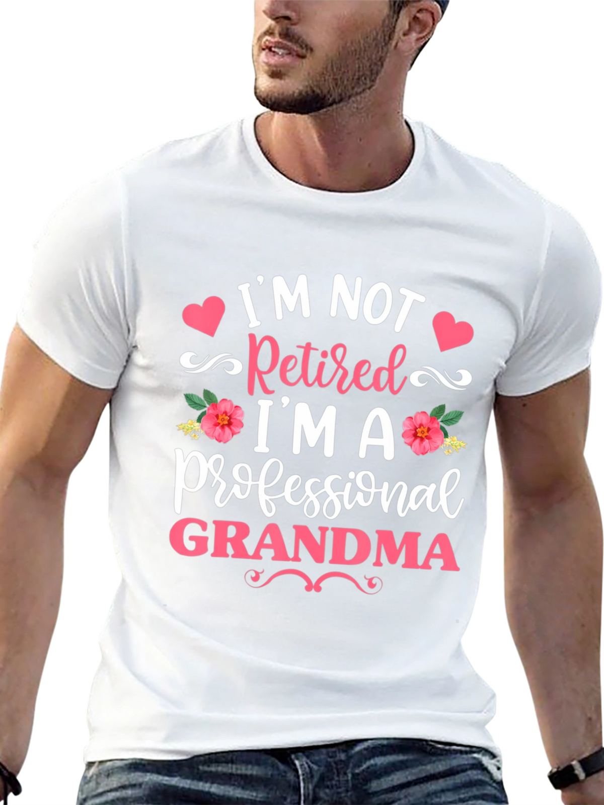 Professional Grandma Black T-Shirt