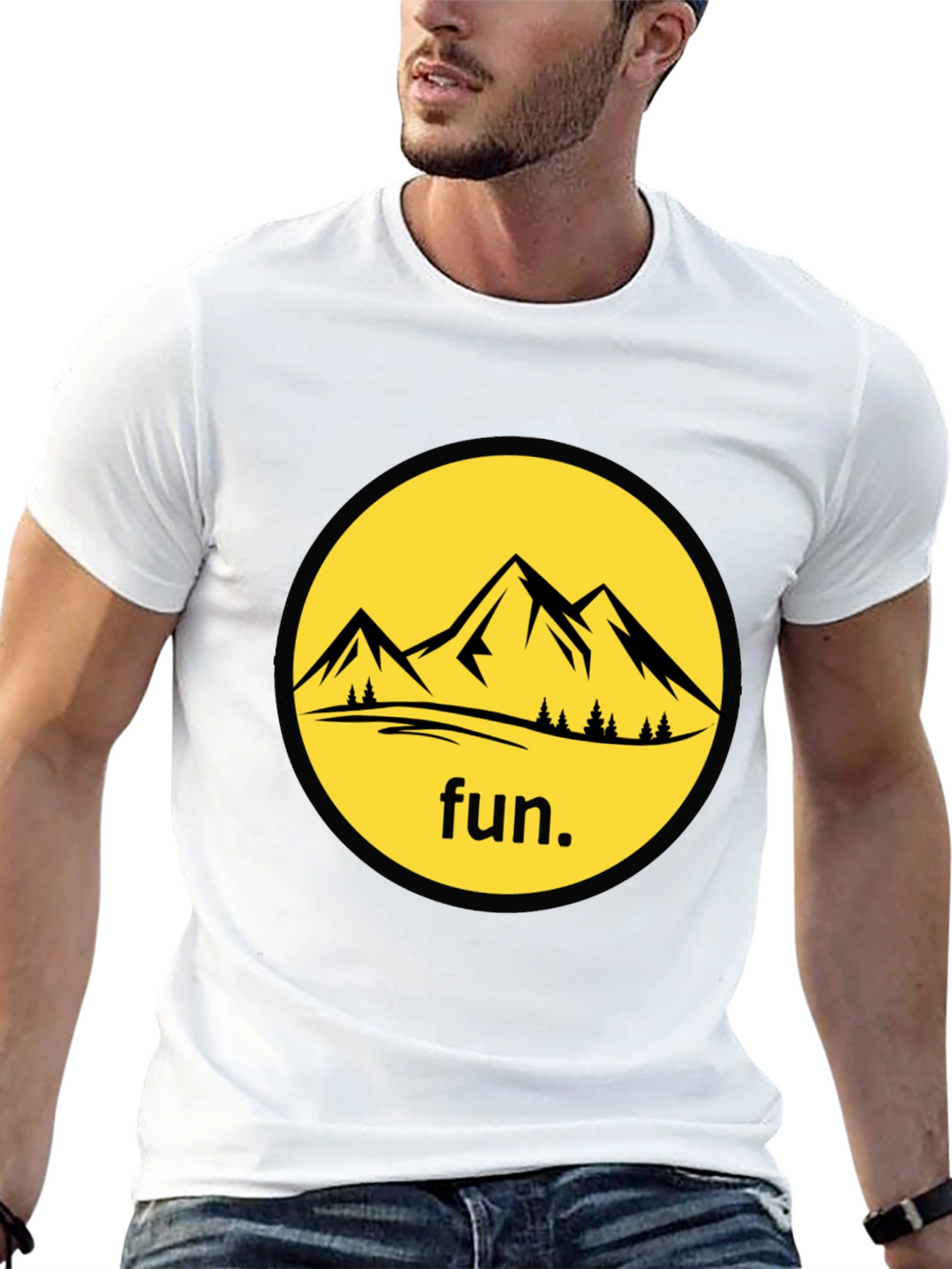 Fun Mountain Graphic T-Shirt