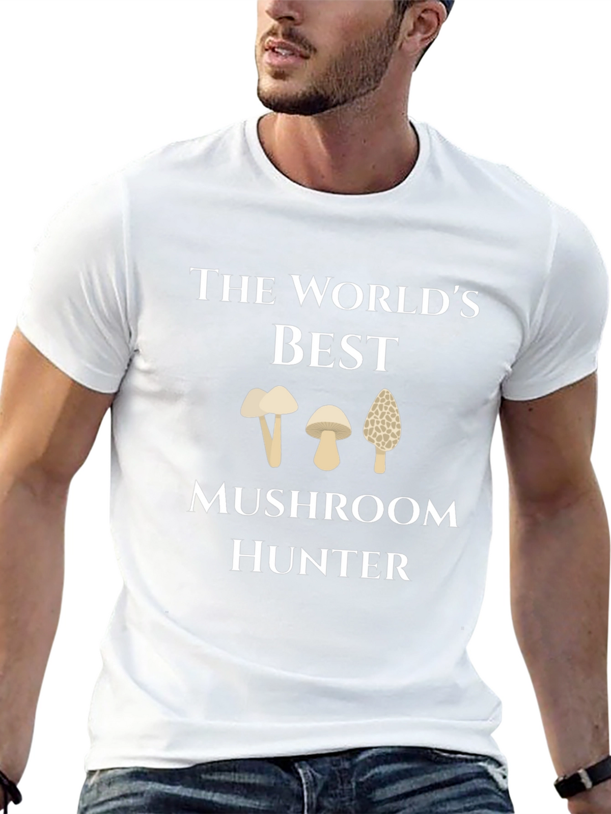 Mushroom Hunter Graphic T-Shirt