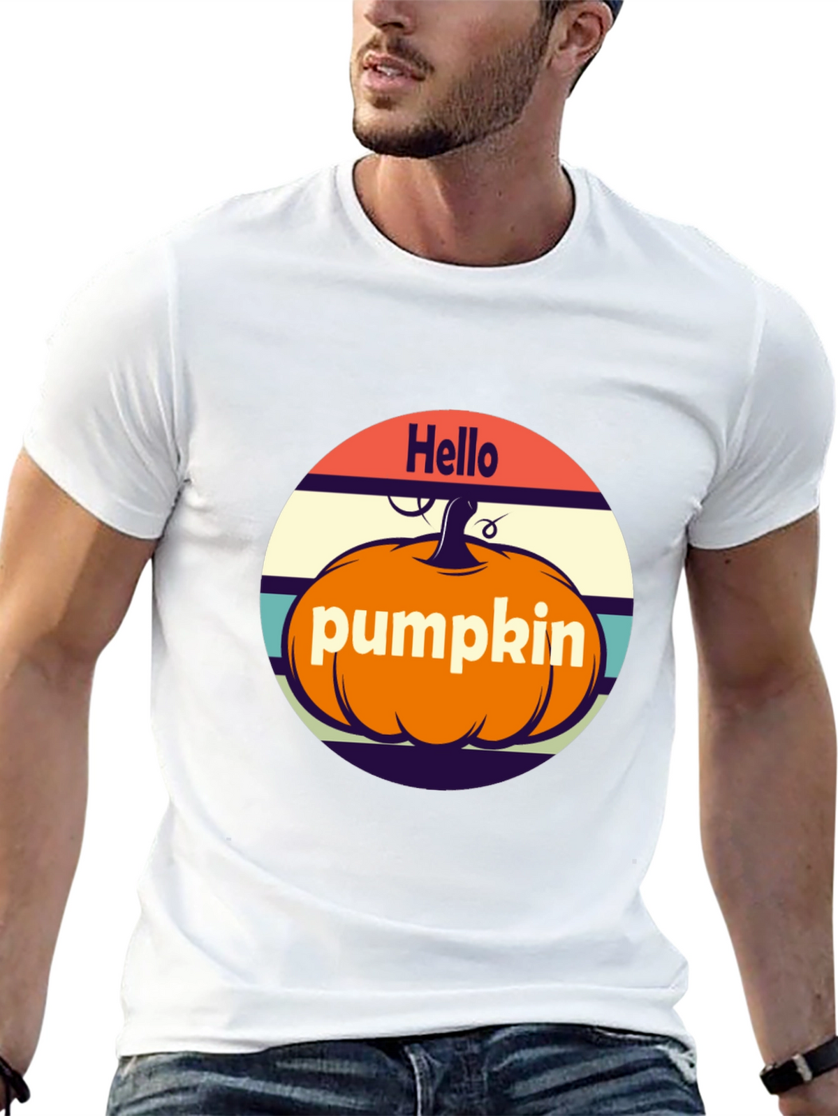 Hello Pumpkin T-Shirt - Fall Vibes