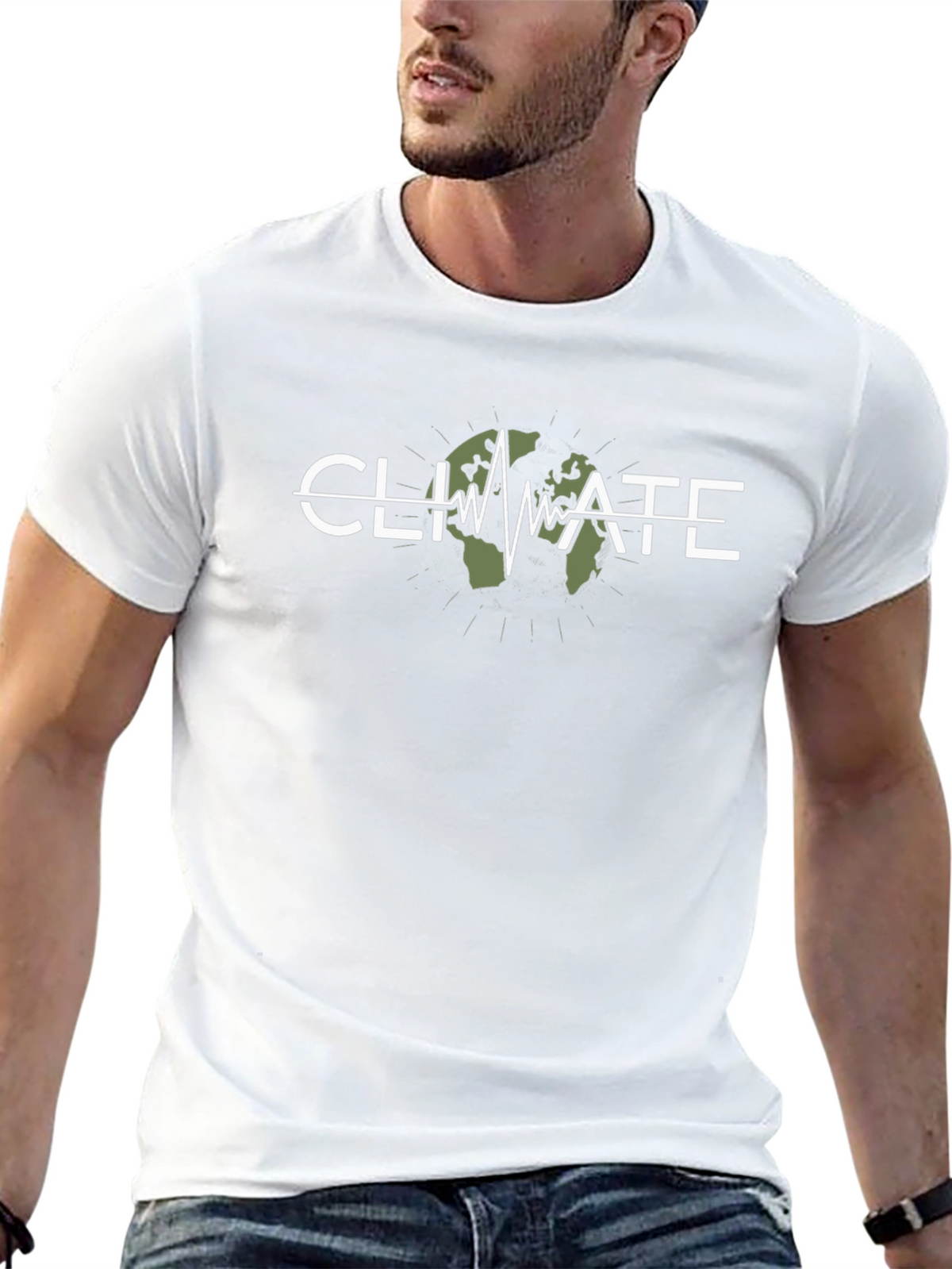 Climate Change Awareness Graphic Tee - Earth Pulse