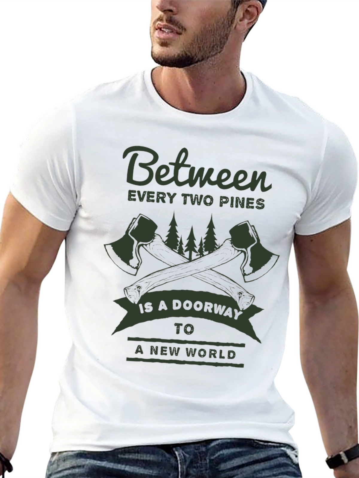 Adventure Awaits: Between Two Pines Graphic Tee