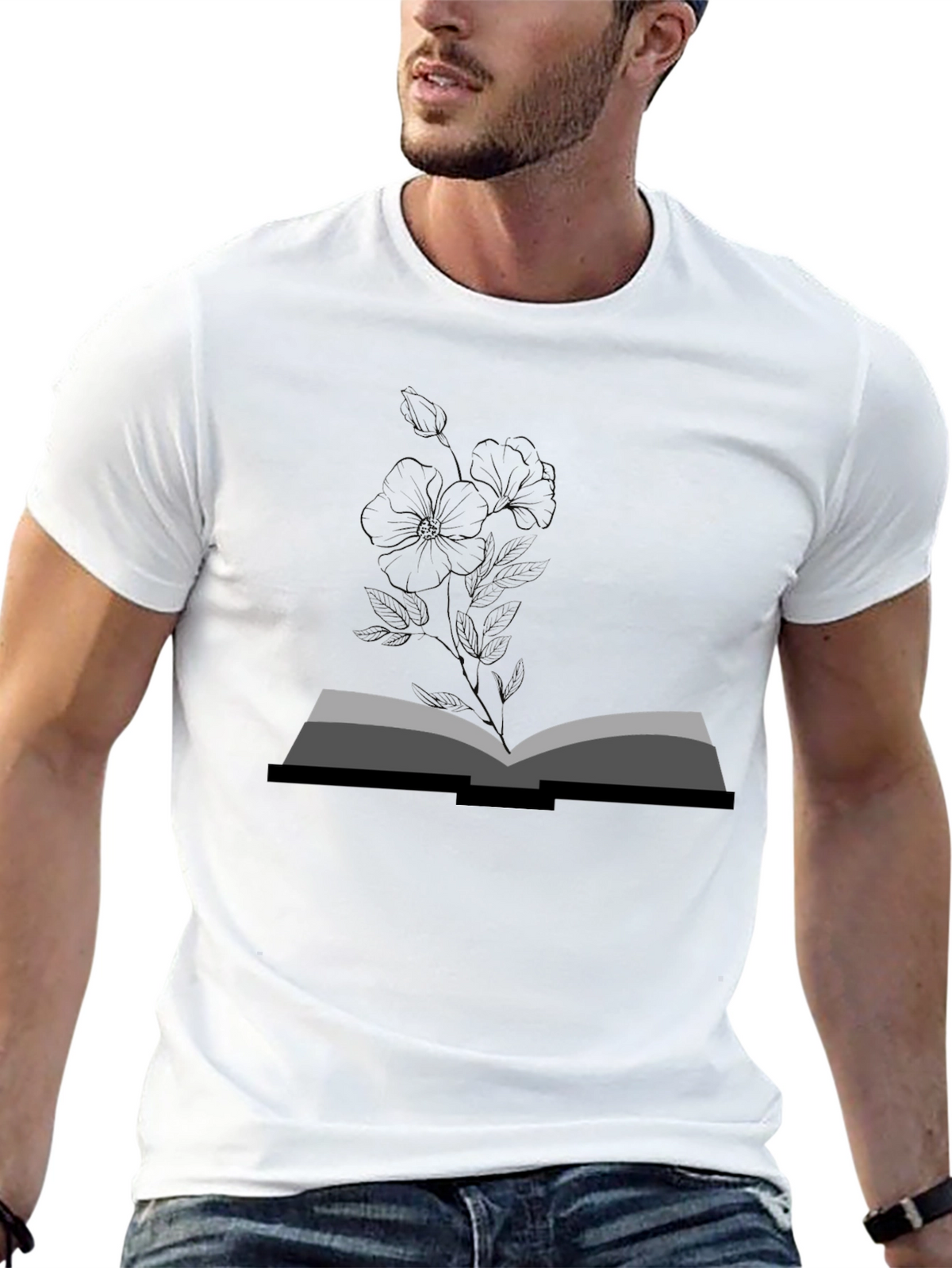 Botanical Book T-Shirt - Unisex Stylish Tee