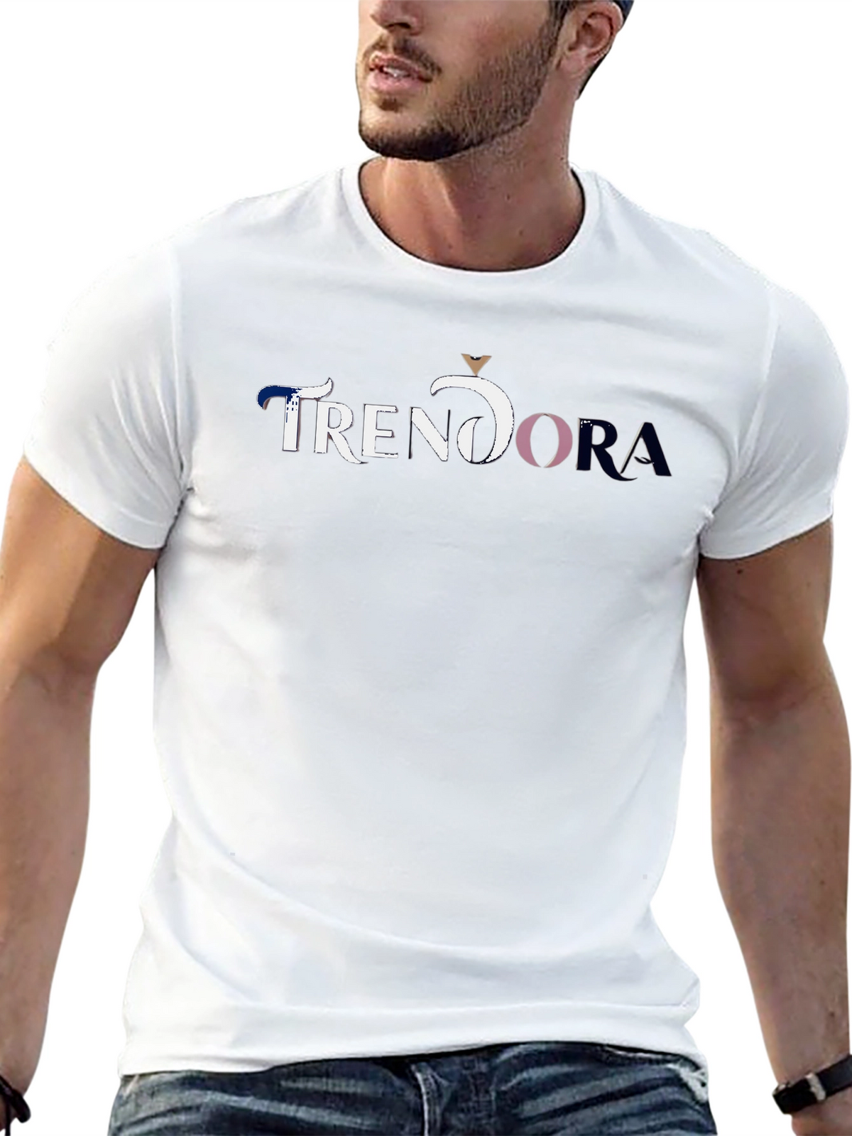 Trendora Tee - Stylish Graphic Print T-Shirt