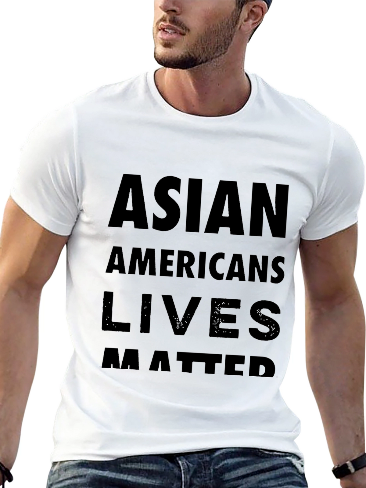 Asian Americans Lives Matter Graphic T-Shirt