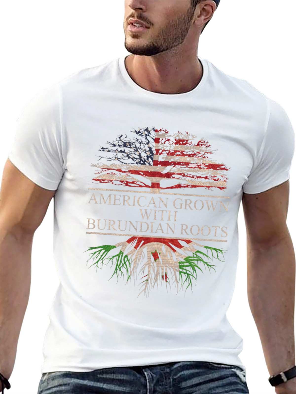 American Grown with Burundian Roots T-Shirt