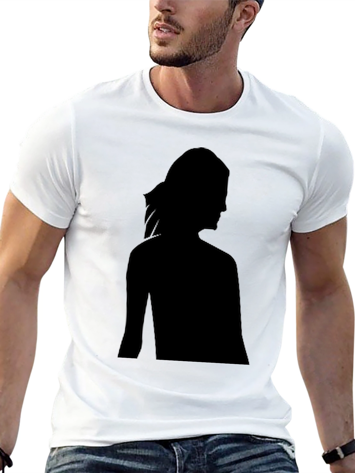 Silhouette Graphic Tee - Classic Black Shirt