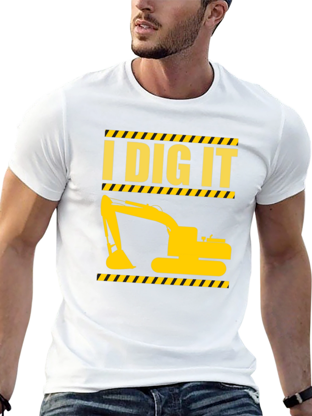I Dig It Excavator Graphic T-Shirt