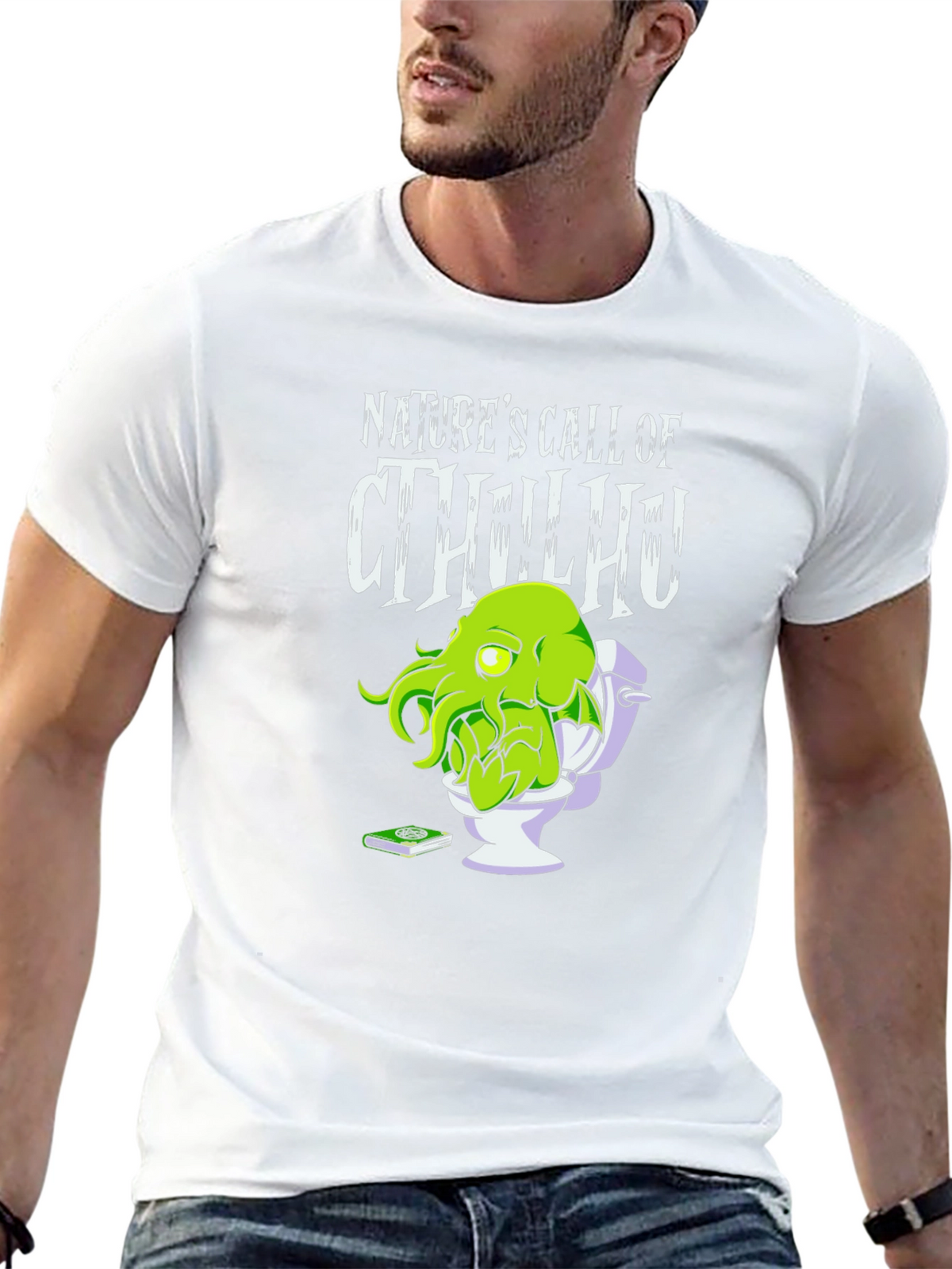 Natures Call of Cthulhu Graphic Tee - Black