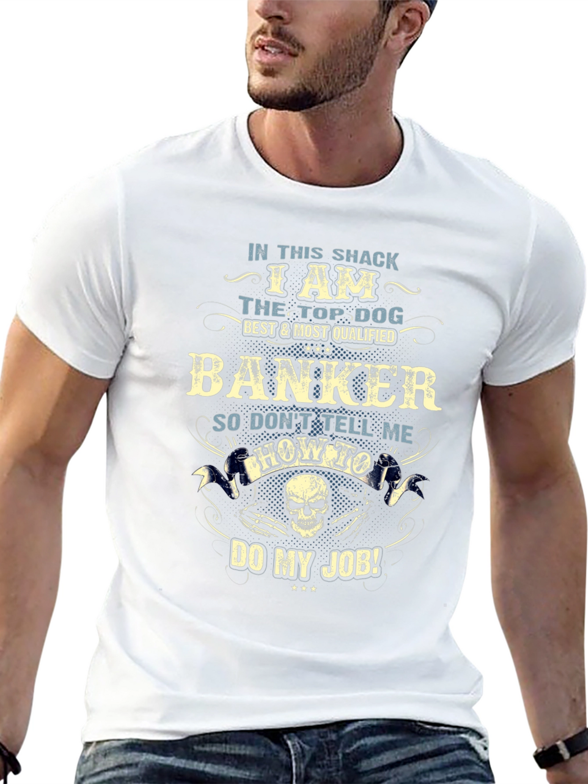 Banker Top Dog Graphic T-Shirt