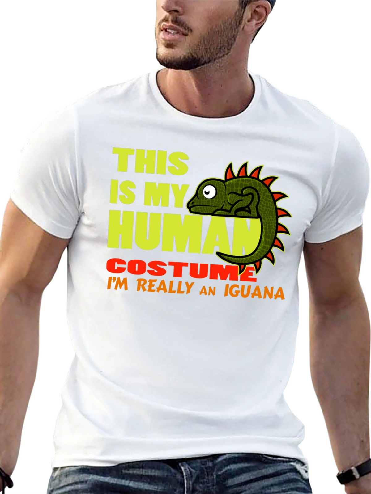 Human Costume Iguana T-Shirt
