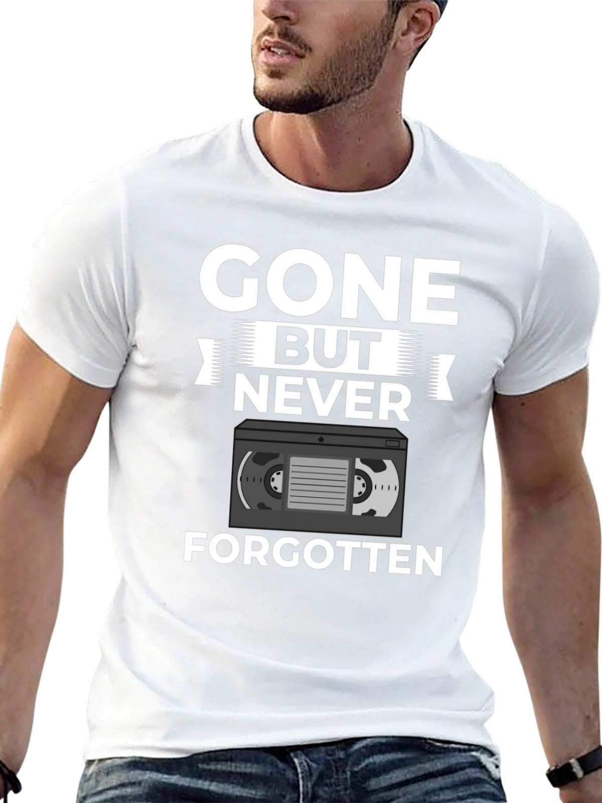Gone But Never Forgotten VHS Tape T-Shirt