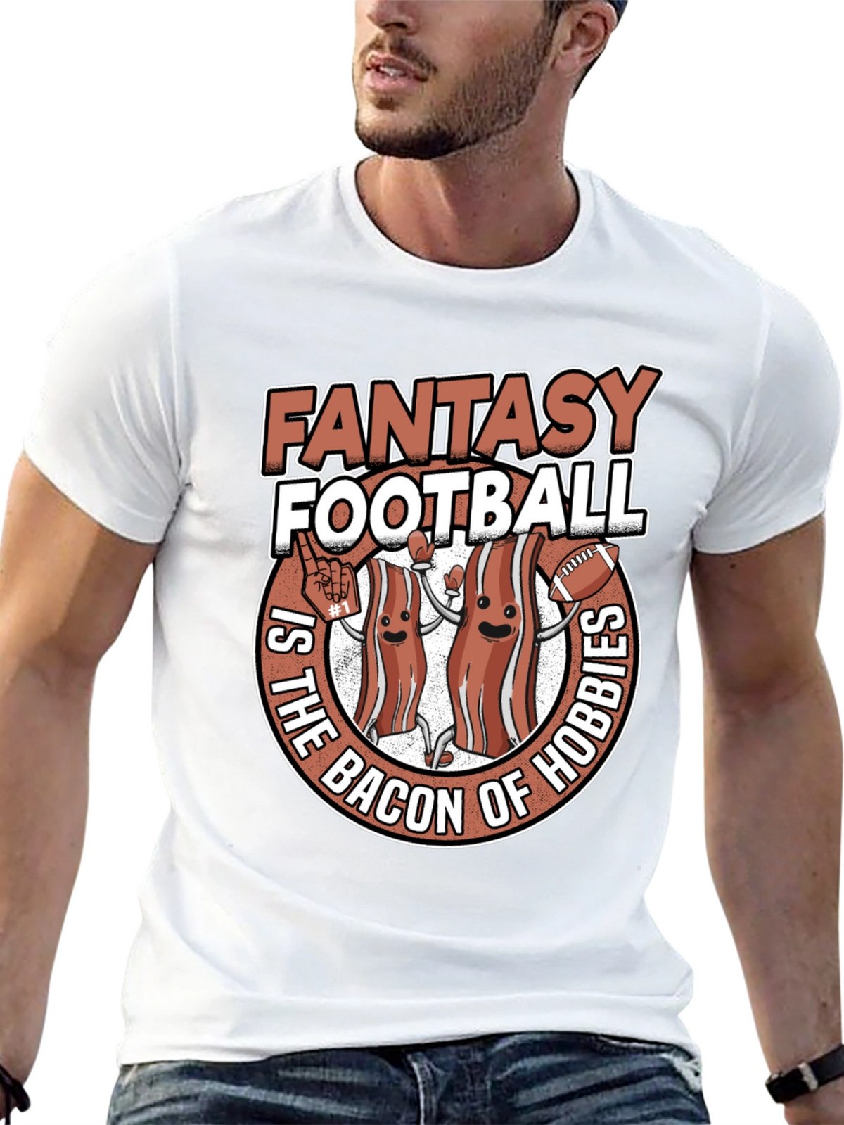 Fantasy Football Bacon T-Shirt