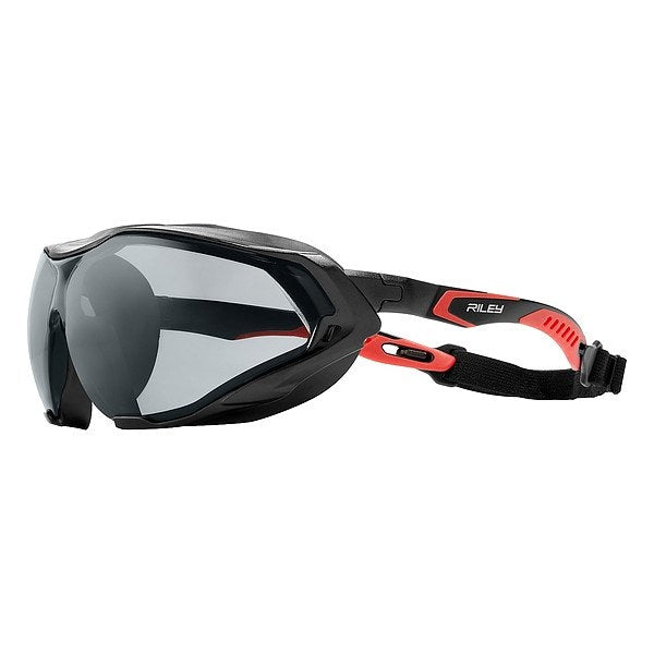 Safety Glasses, Black/Red, Gray