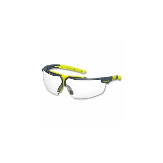 VS300/VS300G Anti-Fog Safety Glasses, VS300, Clear Add+1.0, TruShield, Gray/Lime