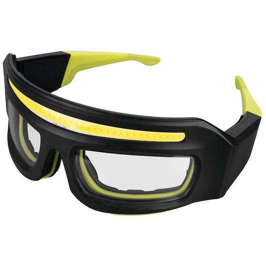 250LM Li-Ion Safety Glasses, Rechargeable, Anti-UV, Impact Resistant