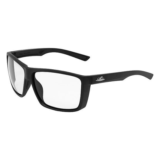 Safety Glasses, Black, Clear