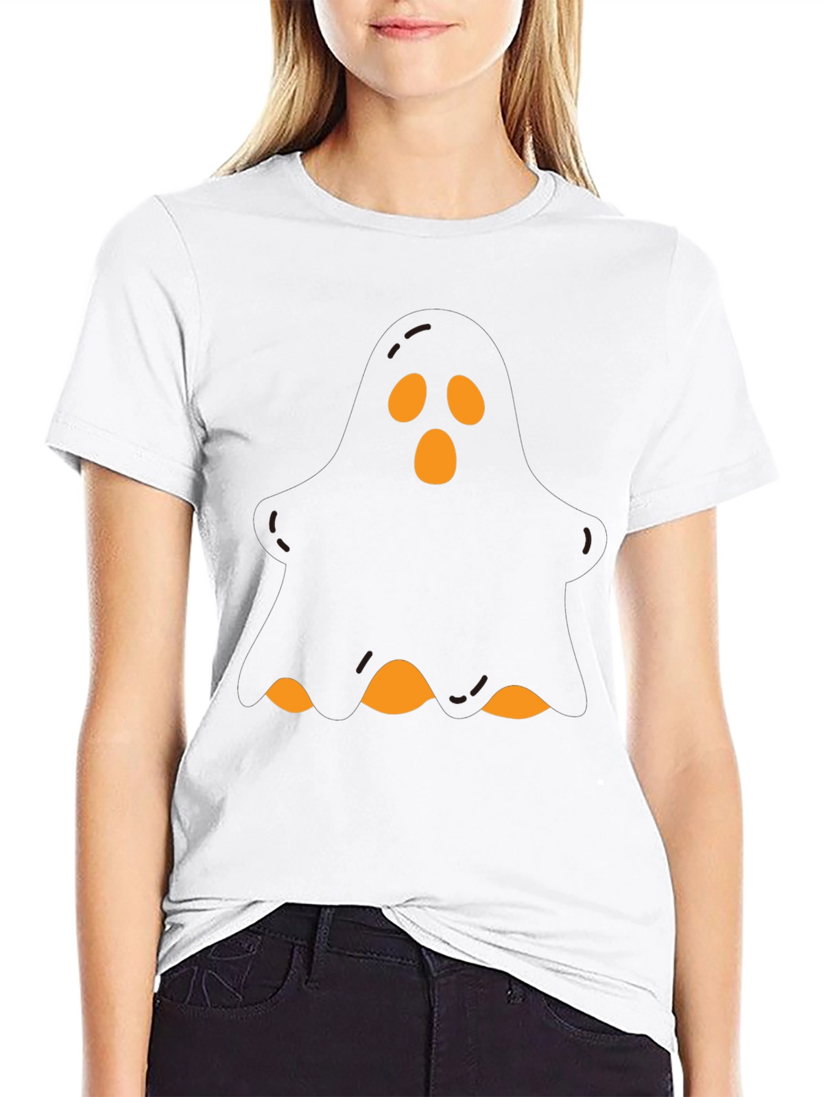 Ghost Graphic Tee - Spooky Season Shirt