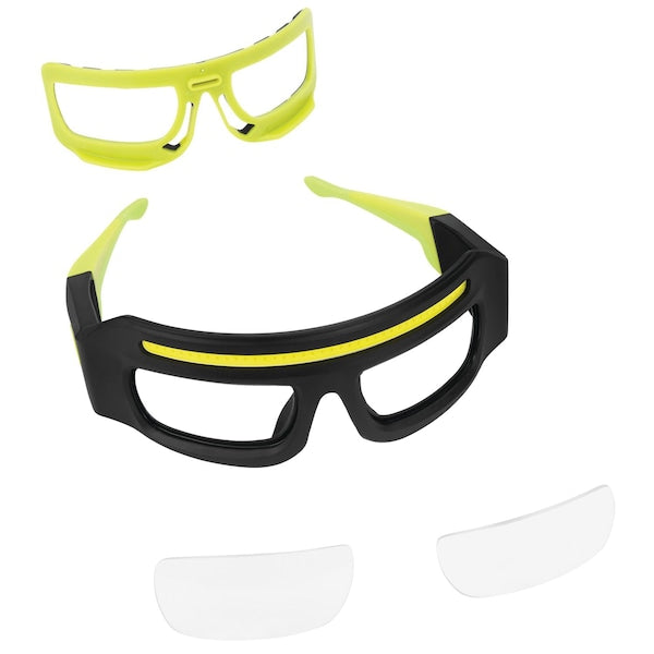 250LM Li-Ion Safety Glasses, Rechargeable, Anti-UV, Impact Resistant
