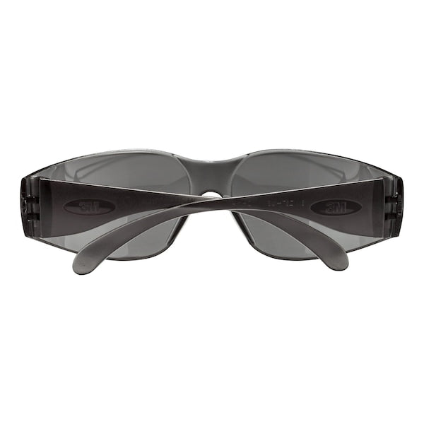 Safety Glasses Gray Lens, Gray Frame, Wraparound