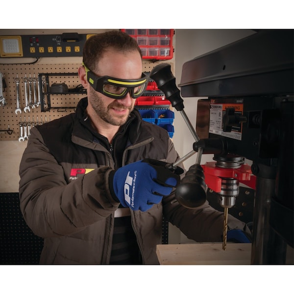 250LM Li-Ion Safety Glasses, Rechargeable, Anti-UV, Impact Resistant
