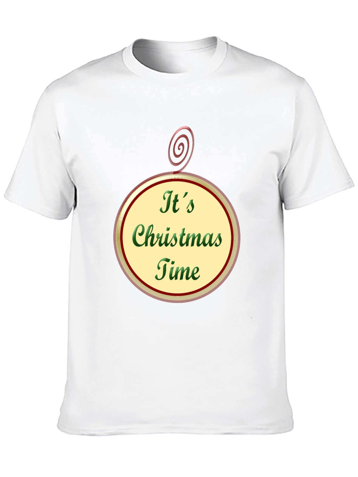 Its Christmas Time Black T-Shirt