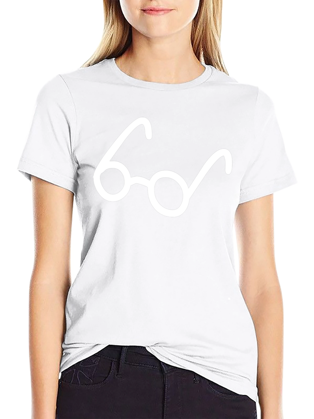 Geek Chic Glasses Graphic Tee - Classic Style