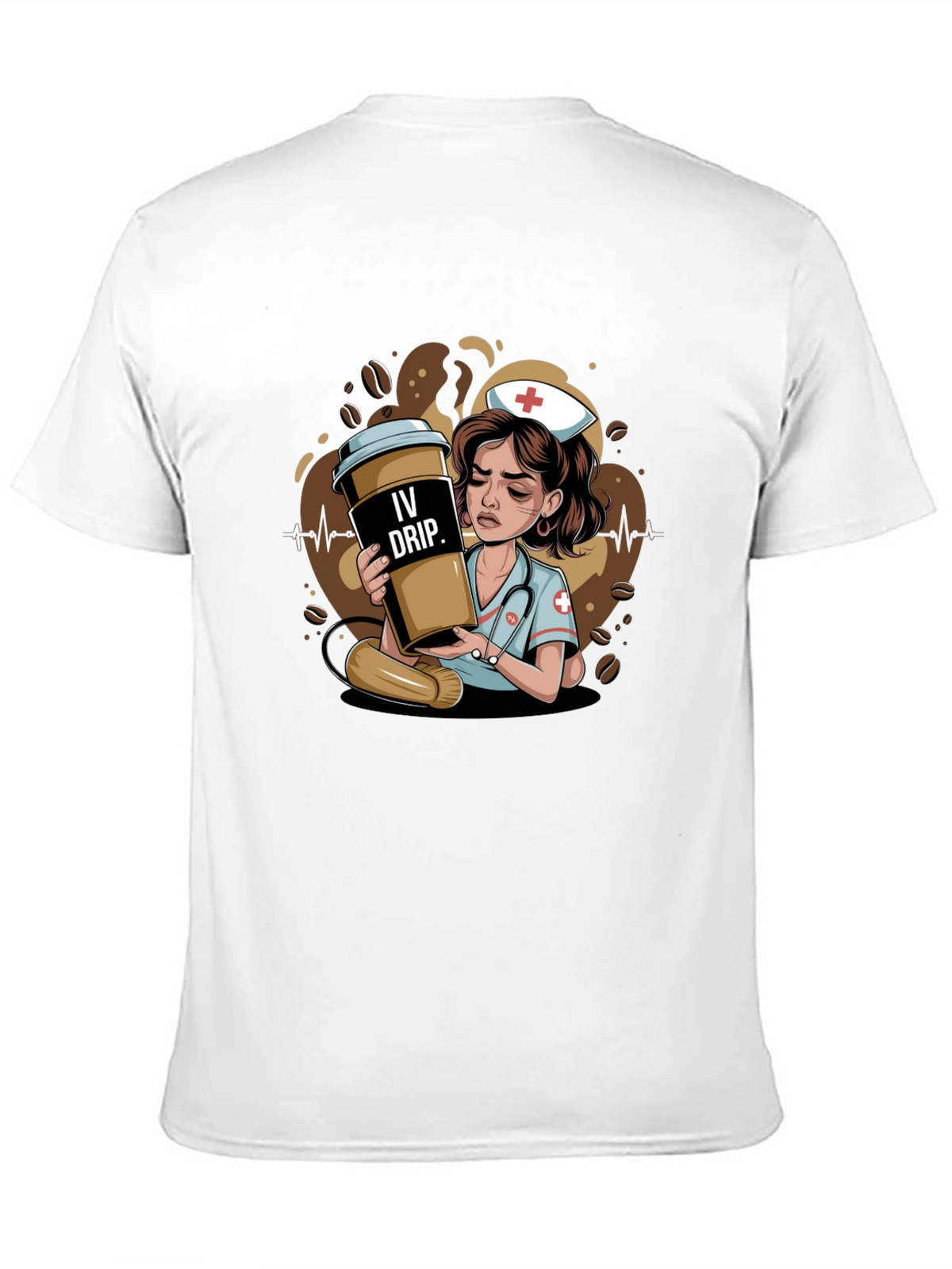 IV Drip Nurse Graphic Tee - Coffee Lover