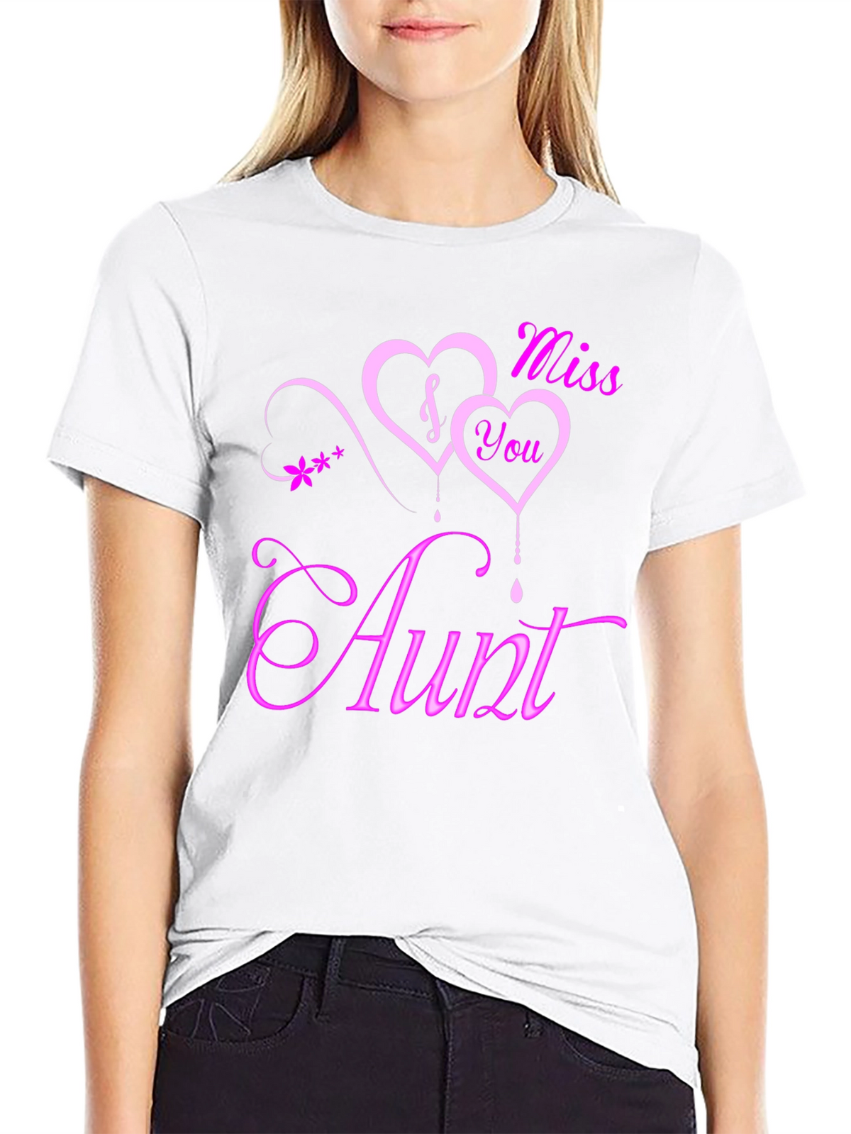 Miss You Aunt T-Shirt | Sentimental Graphic Tee