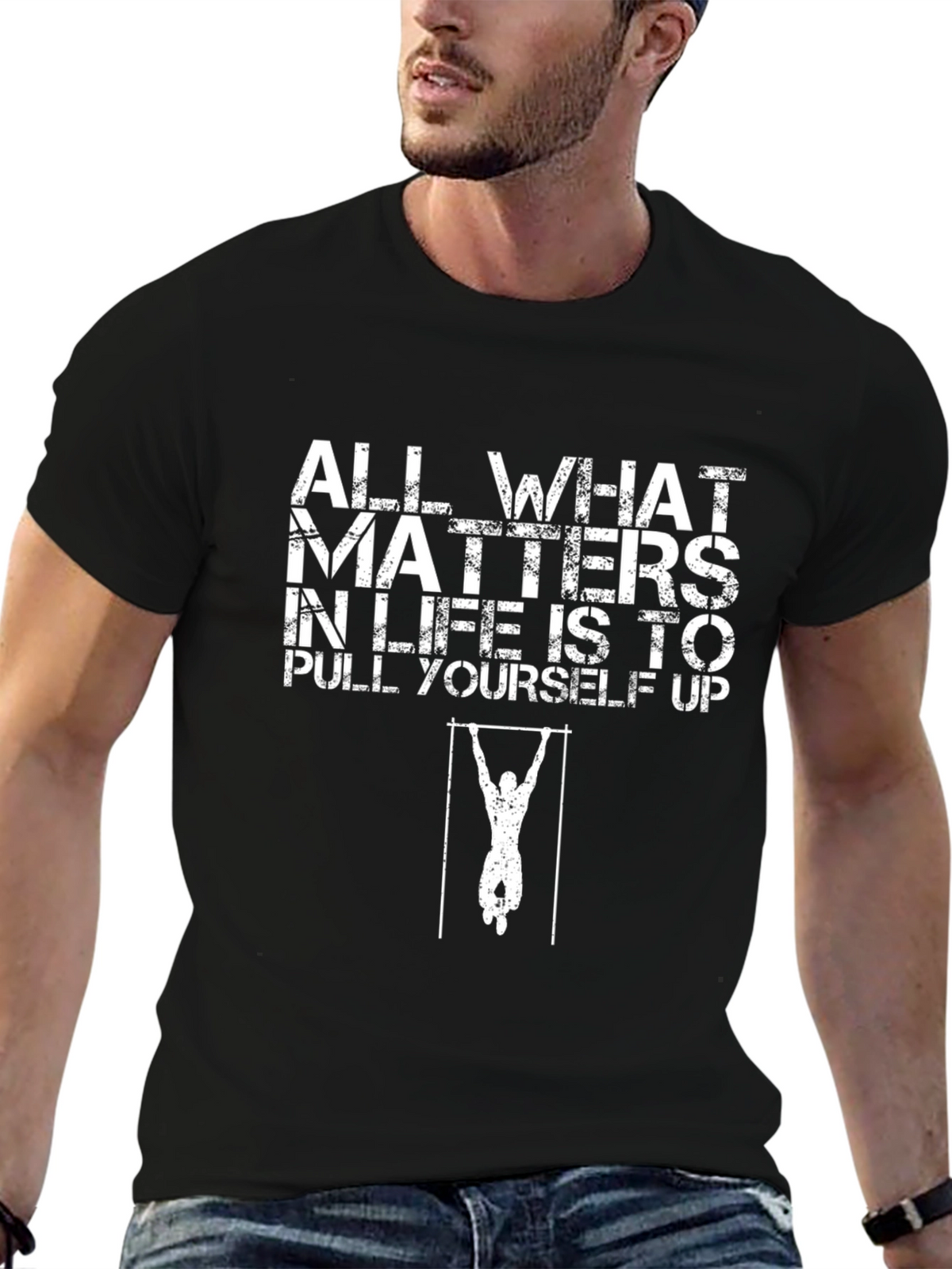Motivational Pull-Up T-Shirt