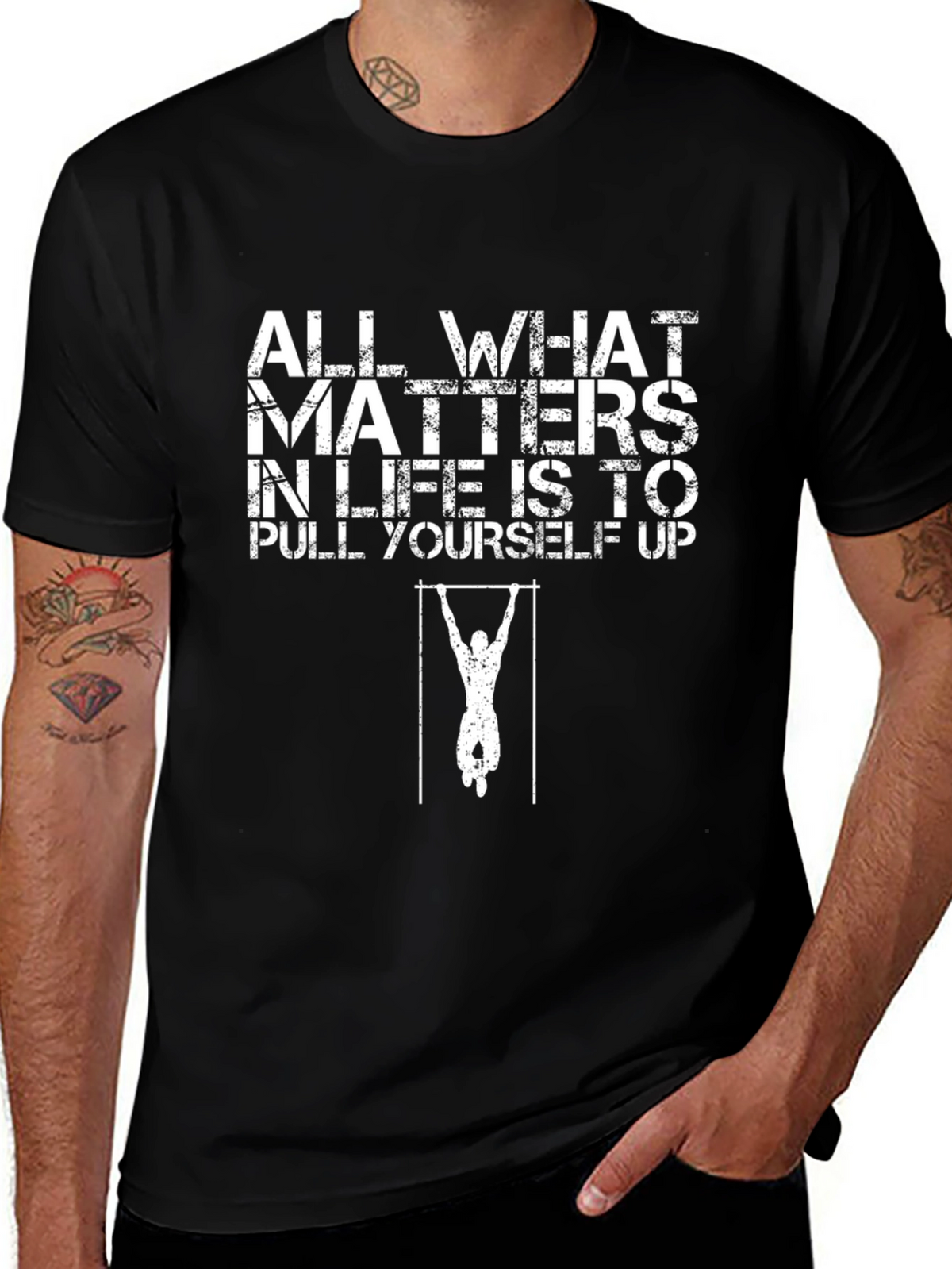 Motivational Pull-Up T-Shirt