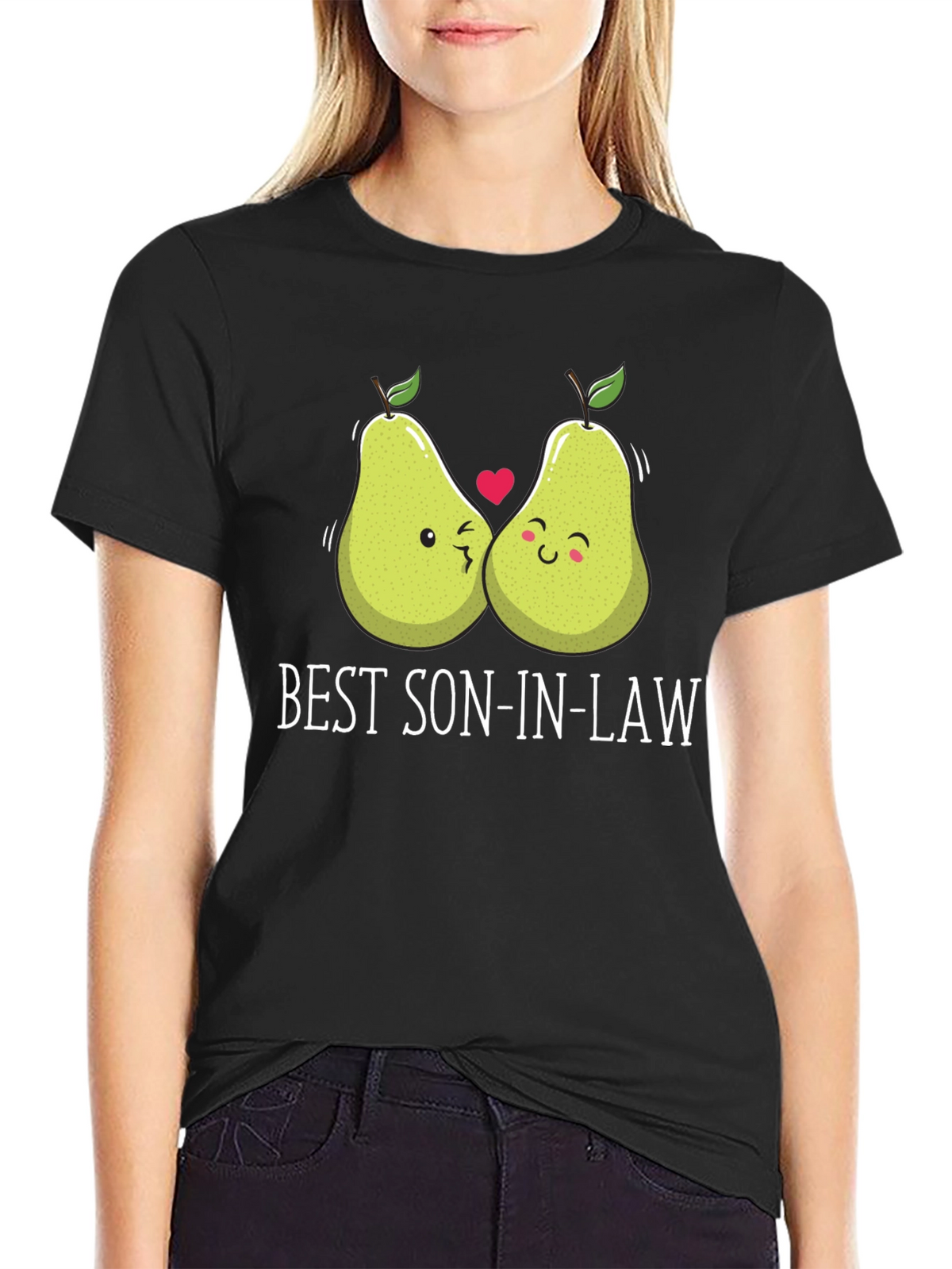 Best Son-in-Law Cute Pear Matching T-Shirt