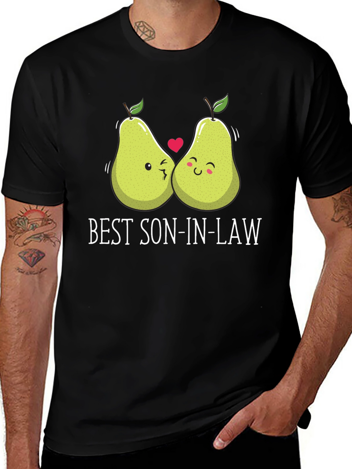 Best Son-in-Law Cute Pear Matching T-Shirt