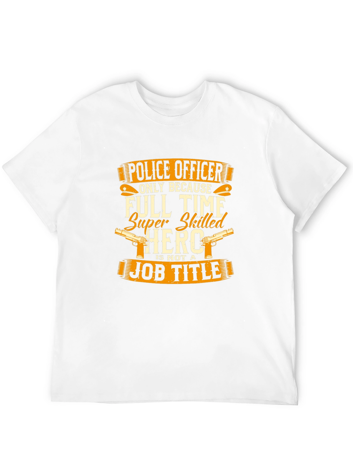 Police Officer Hero Graphic T-Shirt