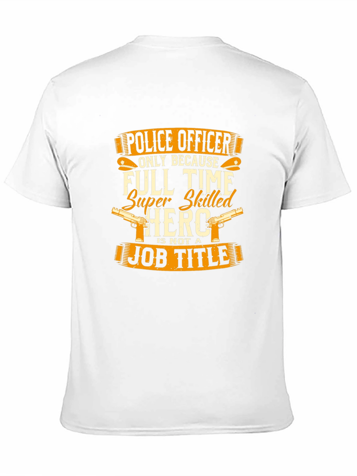 Police Officer Hero Graphic T-Shirt