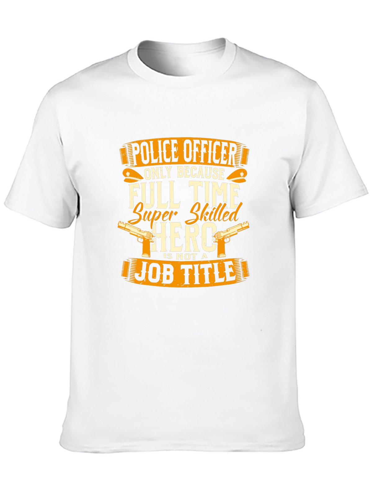 Police Officer Hero Graphic T-Shirt
