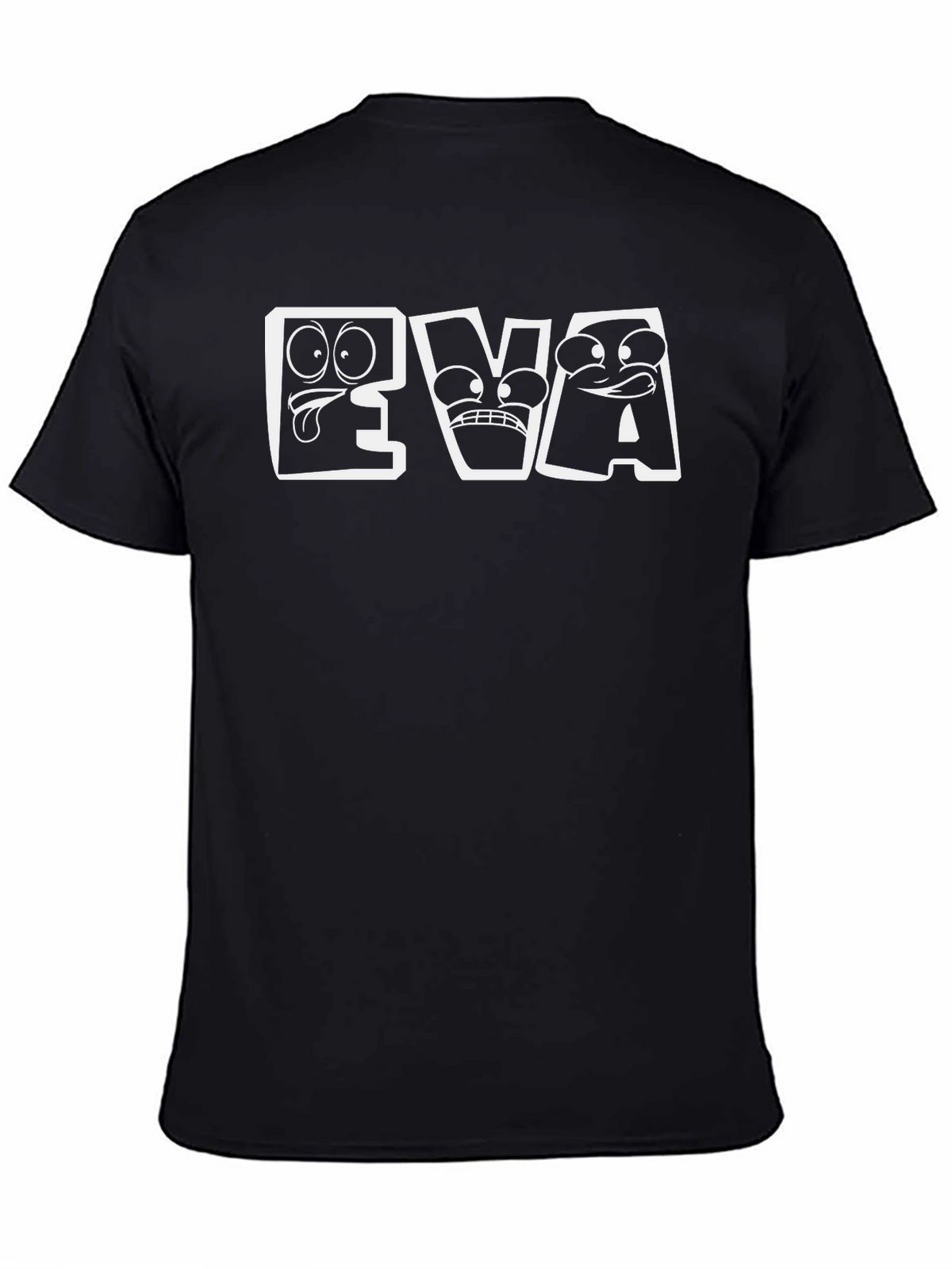 Funny EVA Cartoon Face T-Shirt