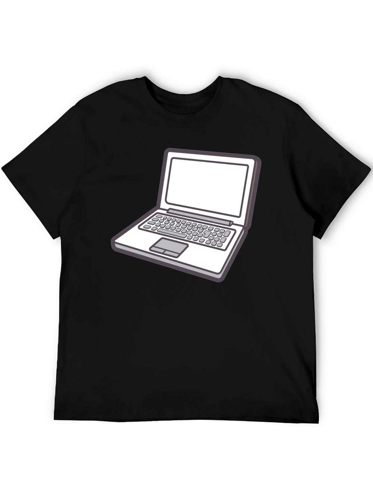 Laptop Graphic Tee - Stylish Geek Chic T-Shirt