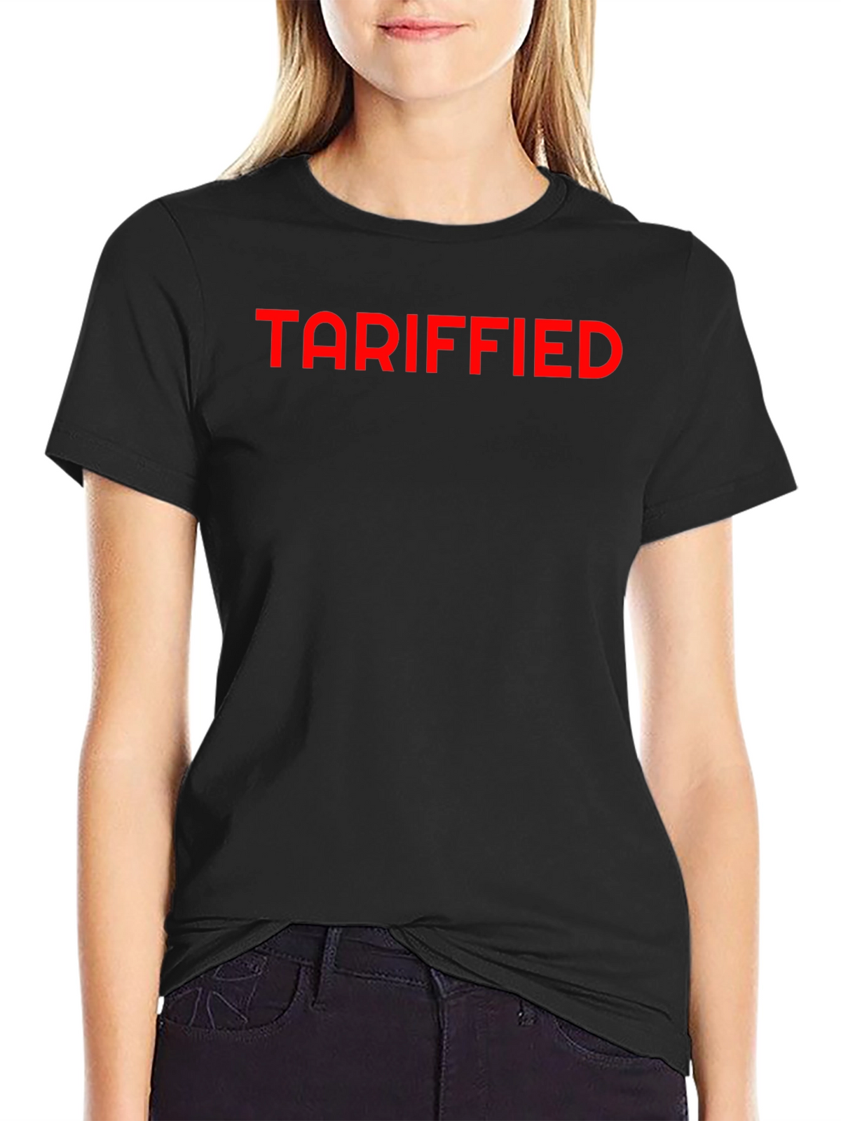 Tariffied Graphic Tee - Bold Statement T-Shirt