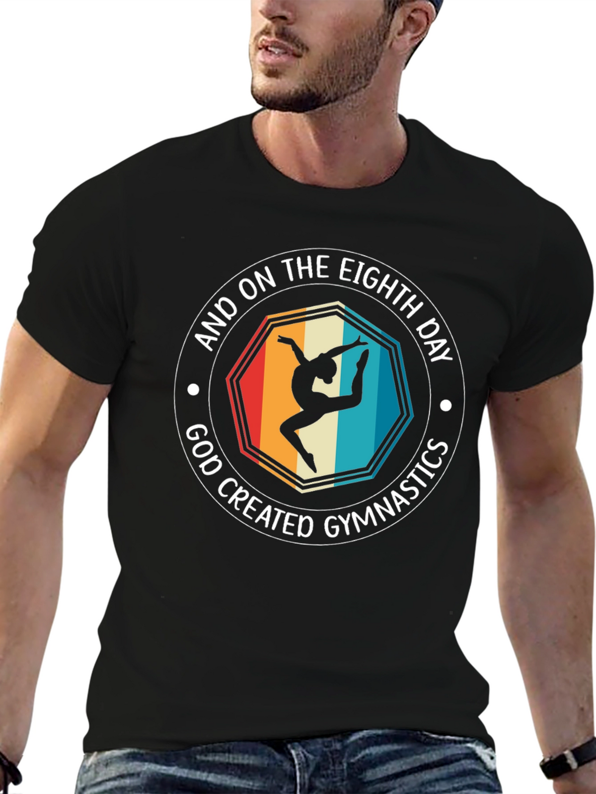 Gymnastics Eighth Day T-Shirt - Black
