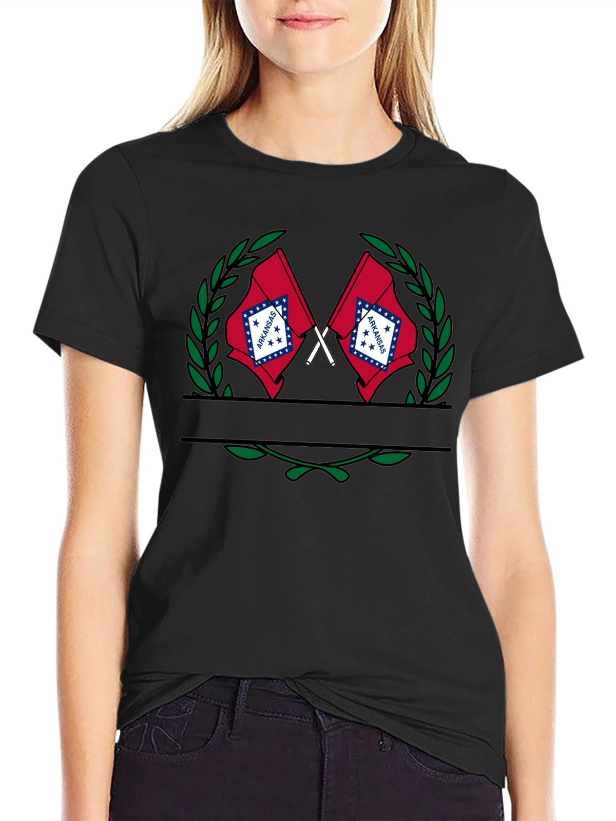Arkansas Flag T-Shirt Patriotic Tee