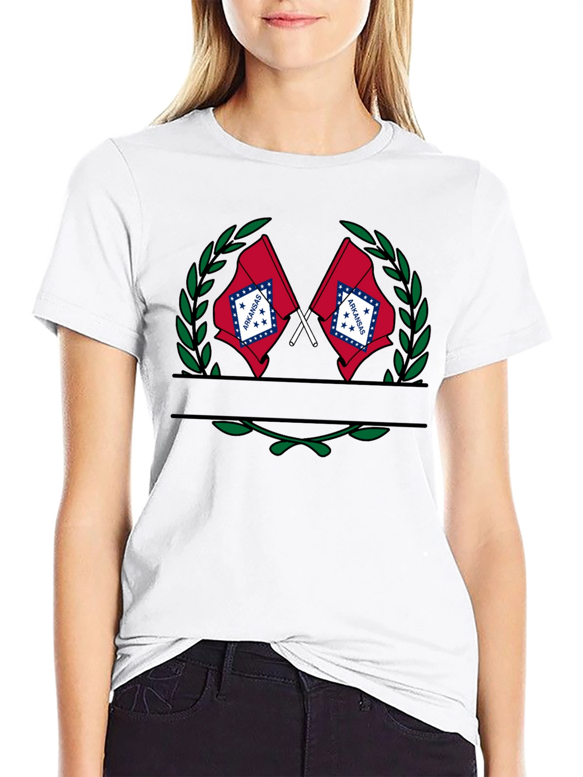 Arkansas Flag T-Shirt Patriotic Tee