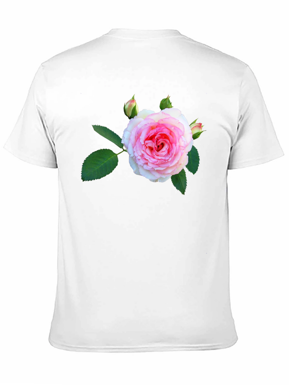 Floral Print Black T-Shirt