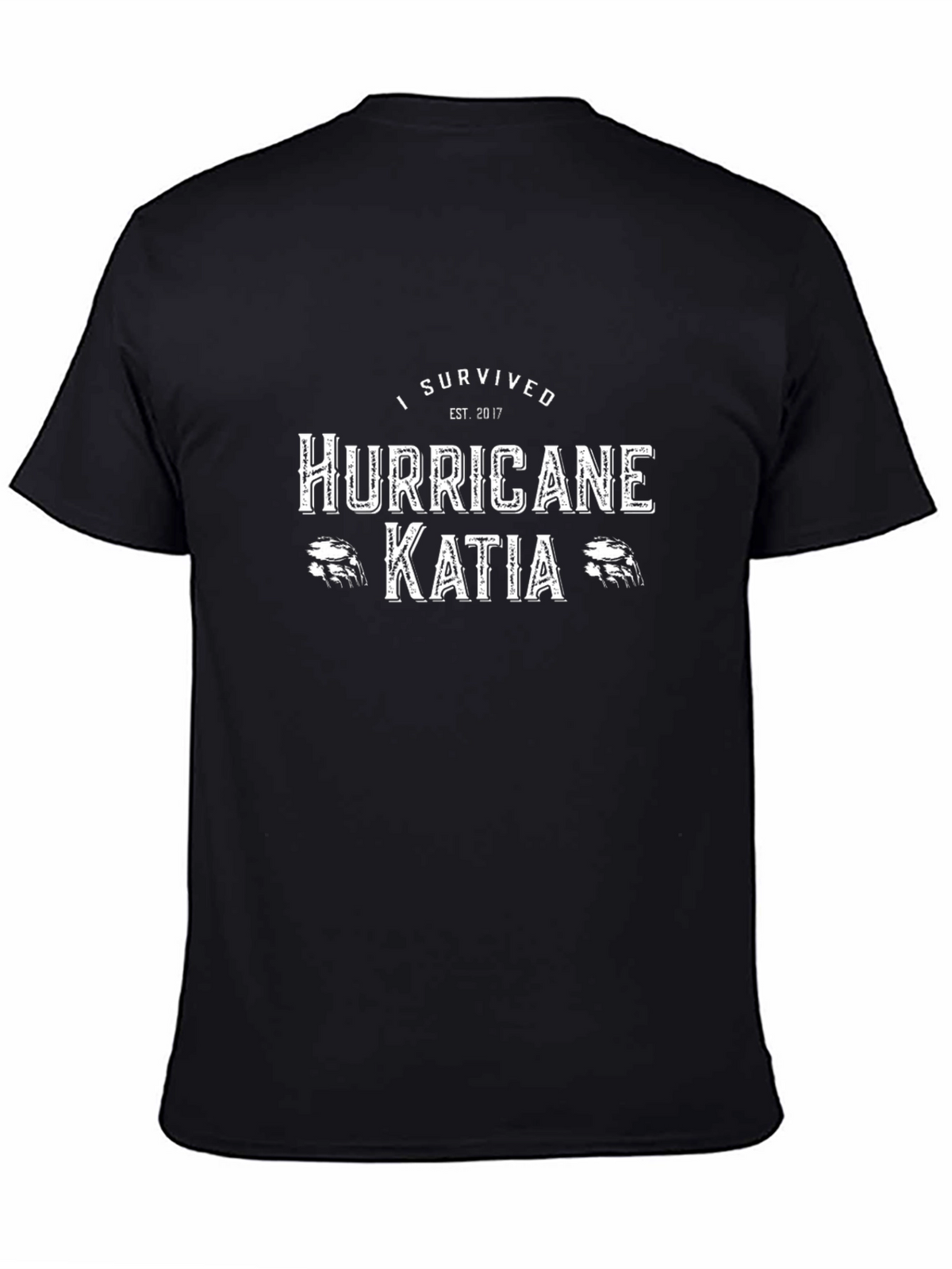 I Survived Hurricane Katia Black T-Shirt