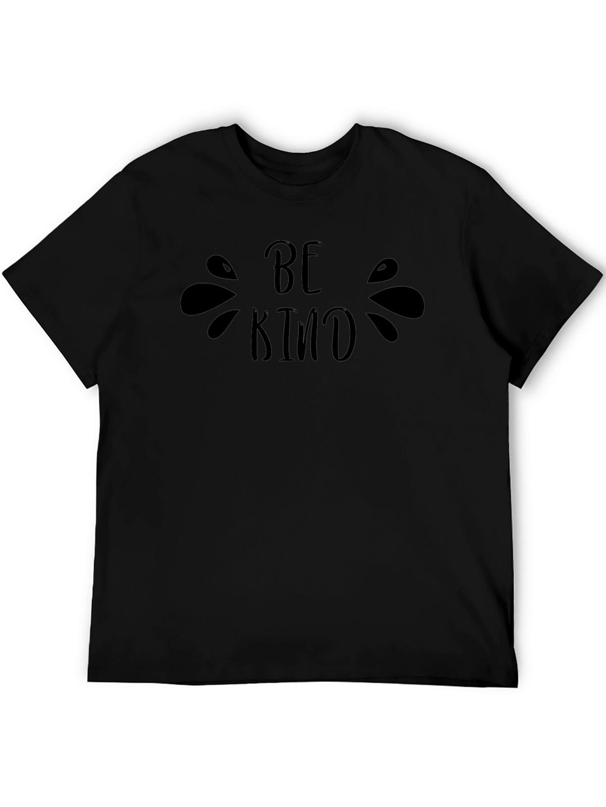 Be Kind Black Graphic Tee - Unisex Soft Cotton