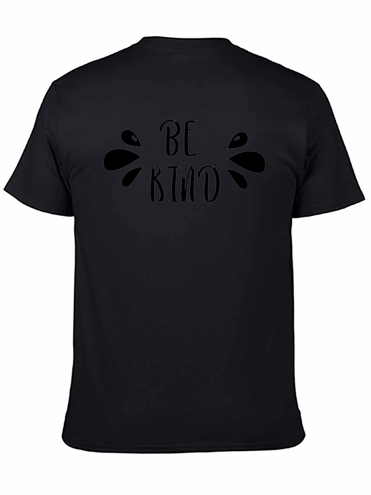 Be Kind Black Graphic Tee - Unisex Soft Cotton