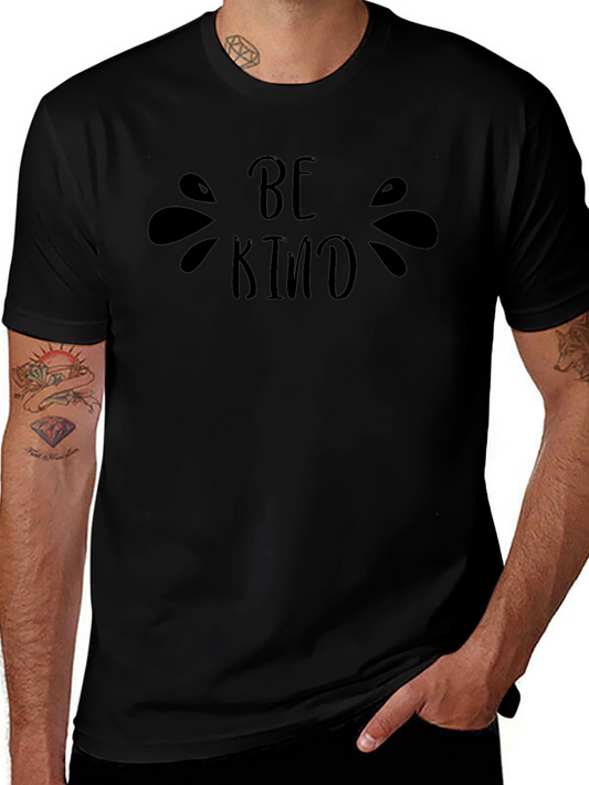 Be Kind Black Graphic Tee - Unisex Soft Cotton