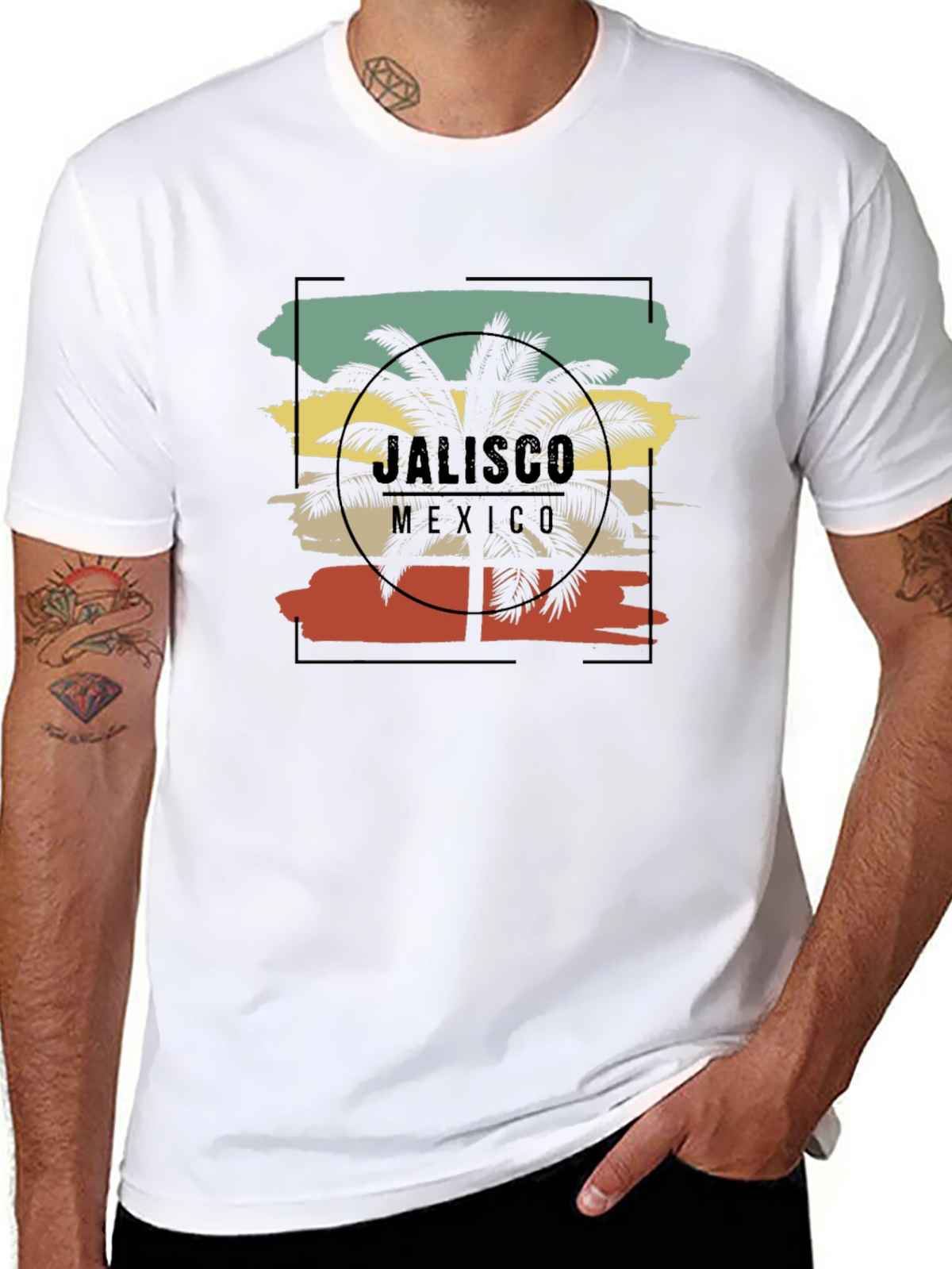 Jalisco Mexico Palm Tree T-Shirt